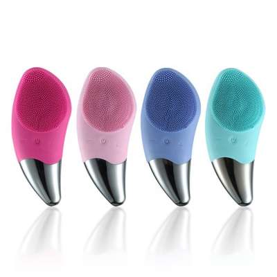 Facial Cleansing Brush, Electric Face Brush for Deep Cleansing, Gentle Exfoliating, Removing Blackhead, Massaging