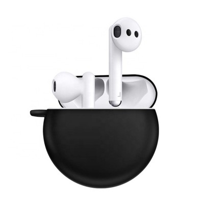 Airpods Case, Silicone Protective Case, Wireless Charging Airpods Earbuds Case Cover Skin Compatible for Freebuds 3